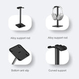 Support Casque Aluminium – Support Vertical Universel pour Casque Audio, Gaming, ou Studio