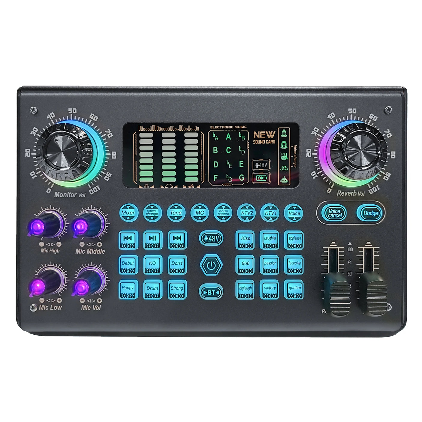 Kit Microphone Professionnel BM800 avec Carte Son C100 – Alimentation 48V – XLR