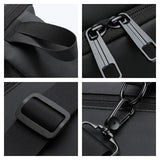 Sac à Bandoulière Multifonction Homme – Étanche, Grande Capacité avec Port USB