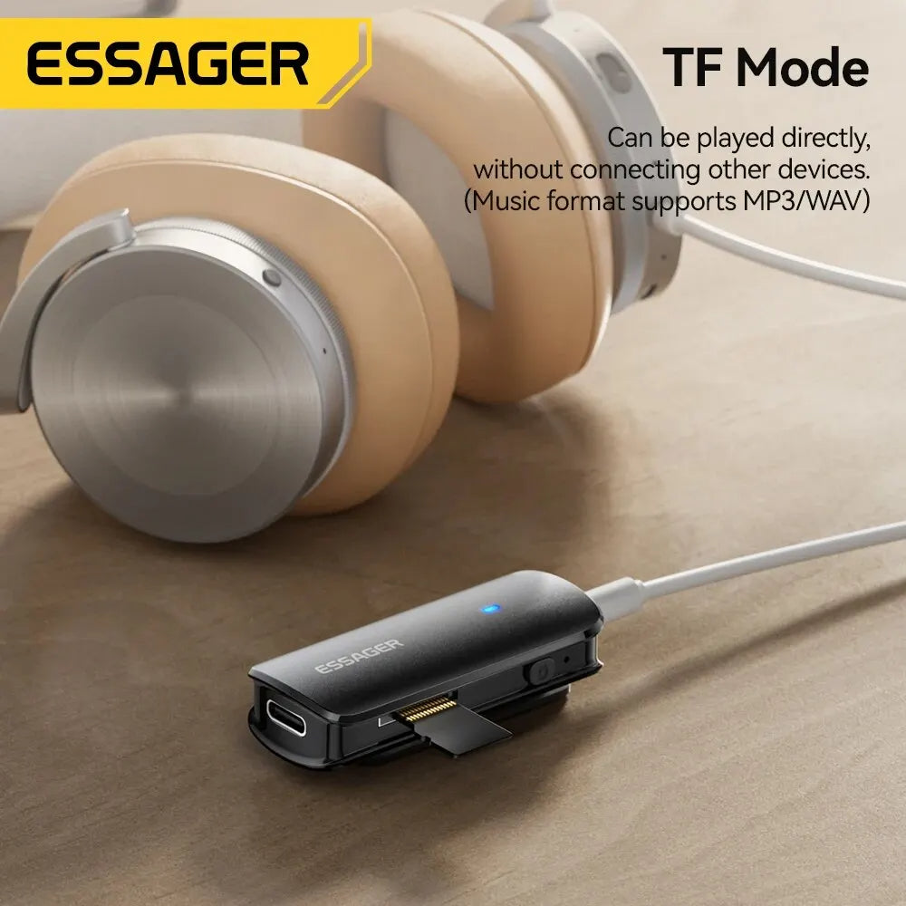 Adaptateur Bluetooth Multifonctionnel avec Support de Carte Mémoire et Sortie Audio