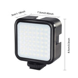 Professional Studio Video Light: CRI 97 + RGB, 2500K ~ 8500K, 3 Cold Shoe Mounts & Diffuser