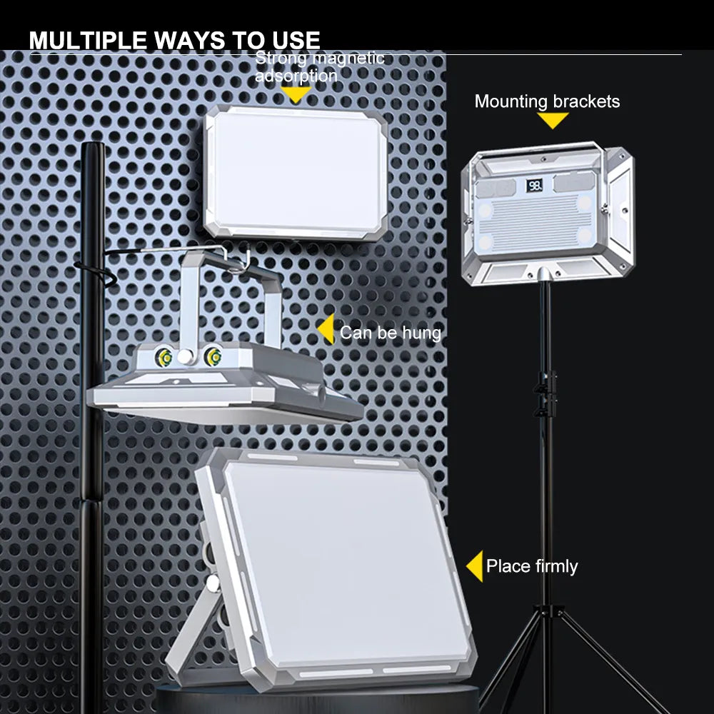 Kit Vidéo et Photo Pro : Rig, Trépied & Projecteur Lumière 50W