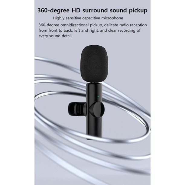 TKL UP-1 Microphone Lavalier sans fil UHF micro cravate caméra  enregistrement vocal entretien micro pour téléphone portable et appareils  photo reflex, ✓ Meilleur prix au Maroc et ailleurs