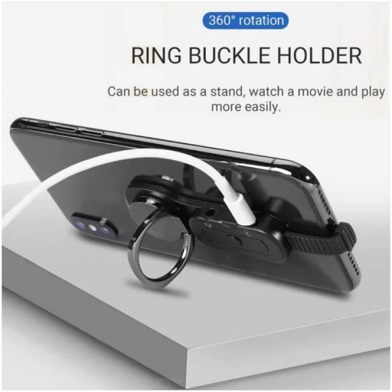 Adaptateur Lightning vers Jack 3.5mm + Charge - JH-35LY avec Support Anneau