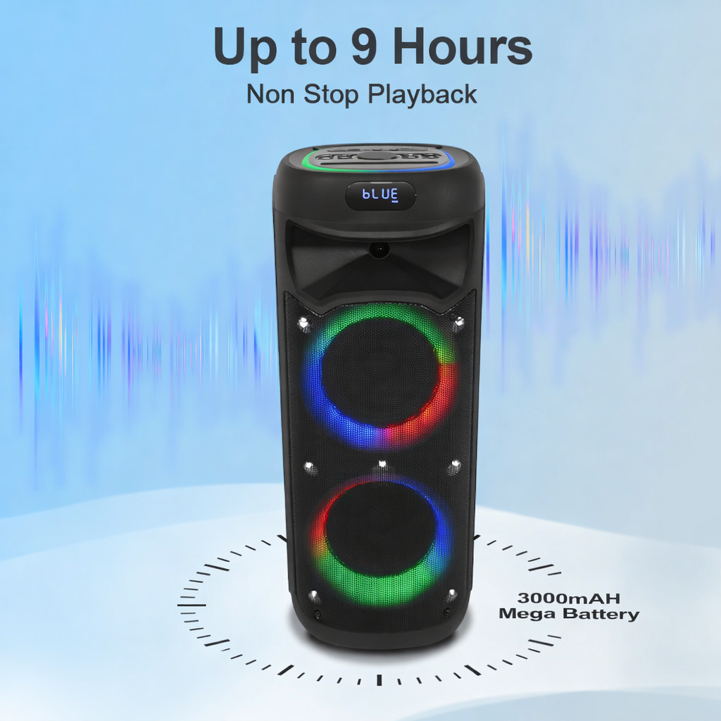 Enceinte Bluetooth de Karaoké LGX25655 RGB avec Micro Sans Fil