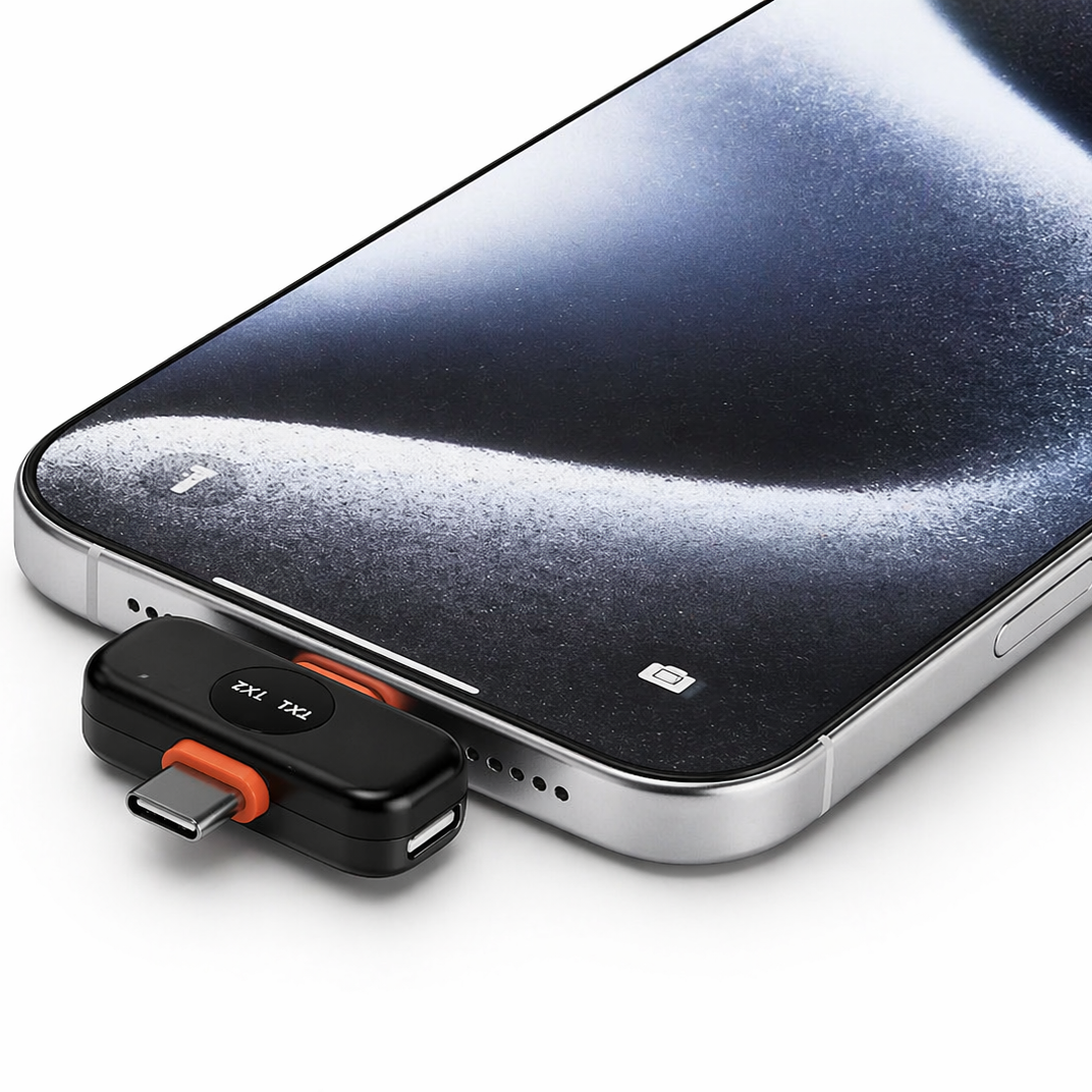 Micro Cravate Sans Fil MIC AIR S20 Lightning & Type-C