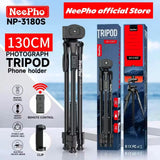 Trépied Neepho NP3180S 130cm avec Télécommande Bluetooth pour Smartphone & Caméra
