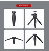 Mini Trépied MT-20 Compact 14 cm avec Rotule 1/4"