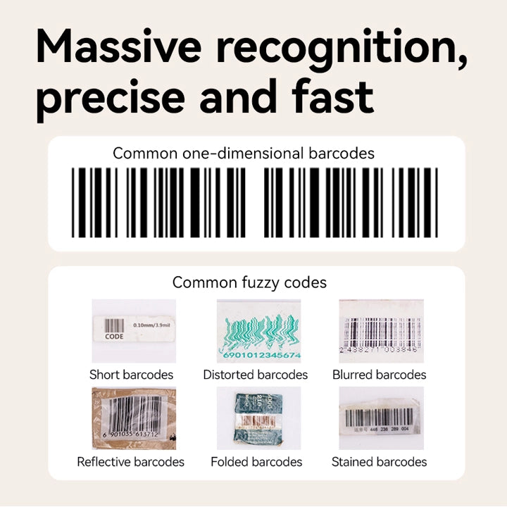 Scanner de Codes-Barres Desktop 1D & 2D ES236 USB CMOS