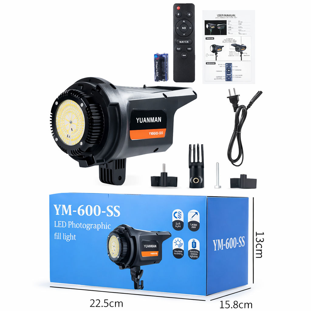 Projecteur LED COB professionnel YM-600-SS 100W bicolore