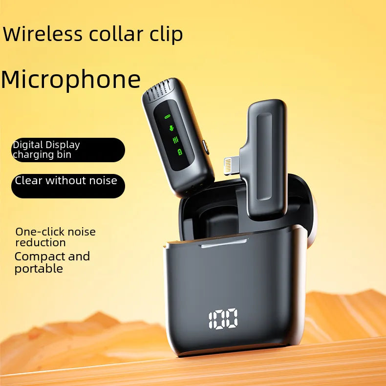 Microphone Lavalier Sans Fil DUNSPIN SK-963/964 – iPhone & Type-C