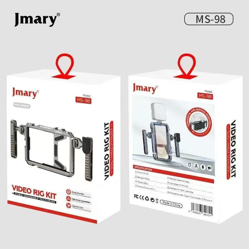 Support Rig Vidéo Jmary MS-98 pour Smartphone avec Poignées