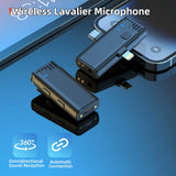 Microphone Sans Fil 2.4G MW-16 avec Boîtier de Charge – Pour Téléphone et Caméra
