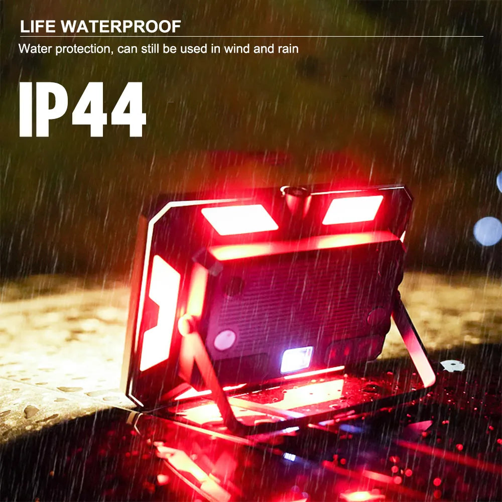 Projecteur LED Multifonction KXK-686 50W - Rechargeable, Étanche, 1000LM, USB