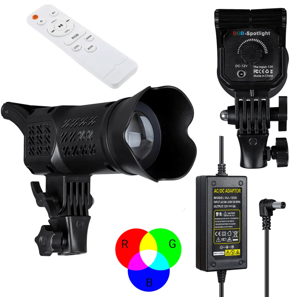 Projecteur LED RGB FSD-168 avec Télécommande