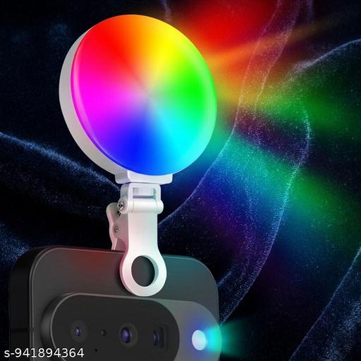 Lampe Selfie RGB MJ-01 à Clip Rechargeable pour Smartphone