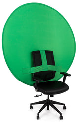 Fond Vert Rond 140 cm pour Chaise – Green Screen Chroma Key