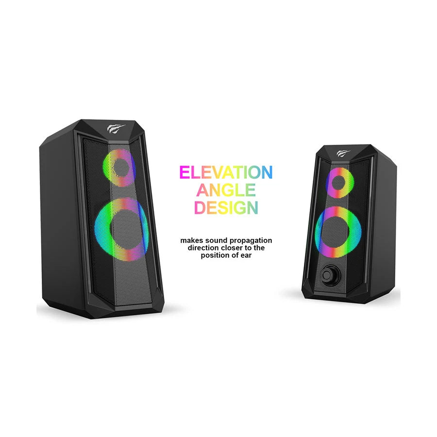 Haut-parleur Gaming Havit SK202 RGB USB avec Son Stéréo