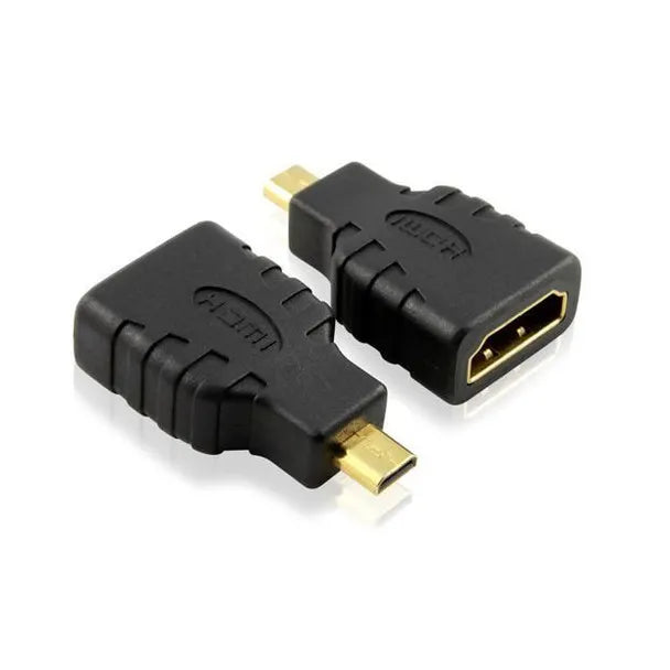 Adaptateur Micro HDMI Mâle vers HDMI Femelle - Full HD et 4K (Lot de 2)
