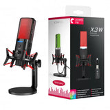 Microphone USB à Condensateur RGB Double Mode Streaming & Gaming