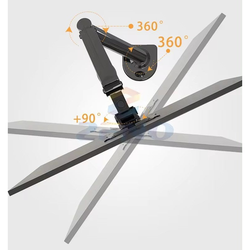 دعم زينو M8 لشاشات قابلة للتعديل من 17 إلى 32 بوصة - ذراع شاشة دوارة وقابلة للتعديل في الارتفاع