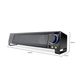 Barre de Son Kisonli X2 – Son Stéréo pour Ordinateur et TV LED