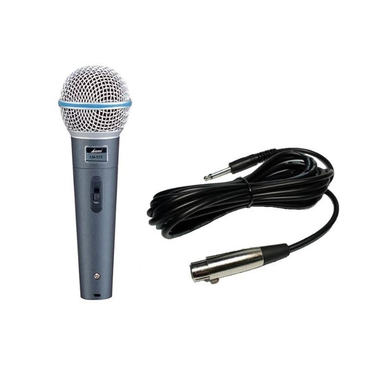 Microphone Professionnel Filaire BETA LM-512 – Spécial Karaoké, Conférences et Chant