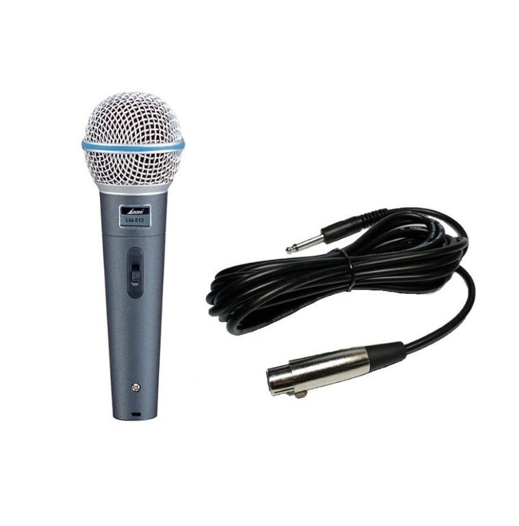 Microphone Professionnel Filaire BETA LM-512 – Spécial Karaoké, Conférences et Chant