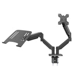 Support Double Écran & PC Portable 13-32" Bras à Ressort Gaz