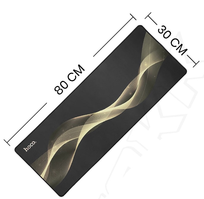 Tapis de Souris Gaming Hoco GM22 Aurora (800x300mm) - Antidérapant et Durable
