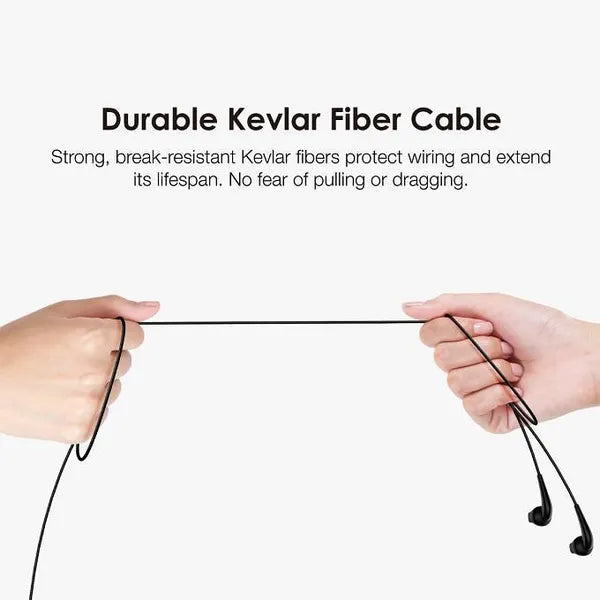 Oraimo Halo 2S Casque In-Ear Filaire Half-In-Ear – Son Légendaire et Confort Ergonomique