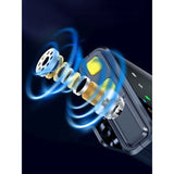 Microphone Sans Fil F11-2 avec Double Émetteur et Récepteur 3-en-1 Type-C / Lightning / Jack 3.5mm