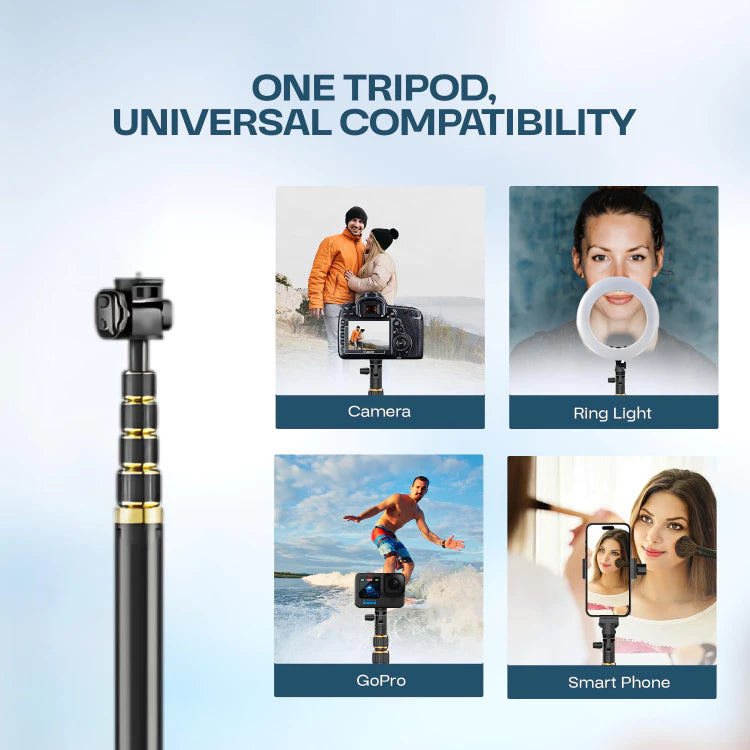 Trépied Professionnel NeePho NP-Z4 – Stabilité & Polyvalence pour Photos et Vidéos