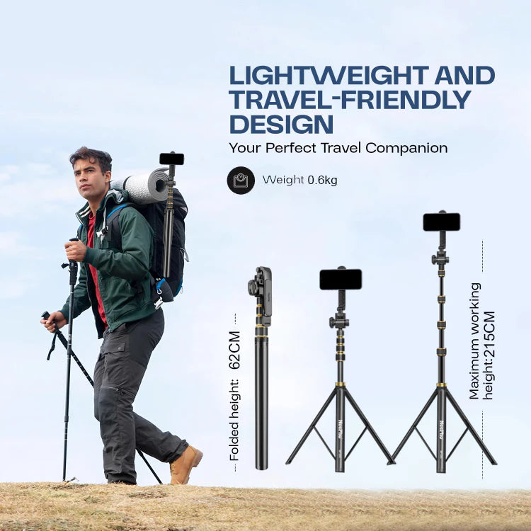 Trépied Professionnel NeePho NP-Z4 – Stabilité & Polyvalence pour Photos et Vidéos