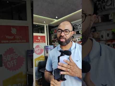 Kit Vlogger Trépied avec Microphone fil aux 3.5mm et lumière