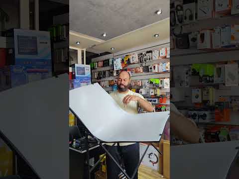 Support d’Arrière-plan Pliable avec Table de Prise de Vue – Fond Blanc pour Photographie Produit