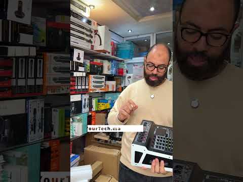 خلاط صوتي 4 قنوات BOMGE 402B - 2x350W، بلوتوث، استوديو ودي جي