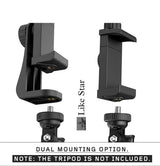 Support Téléphone pour Trépied – Rotation 360° et Fixation Universelle