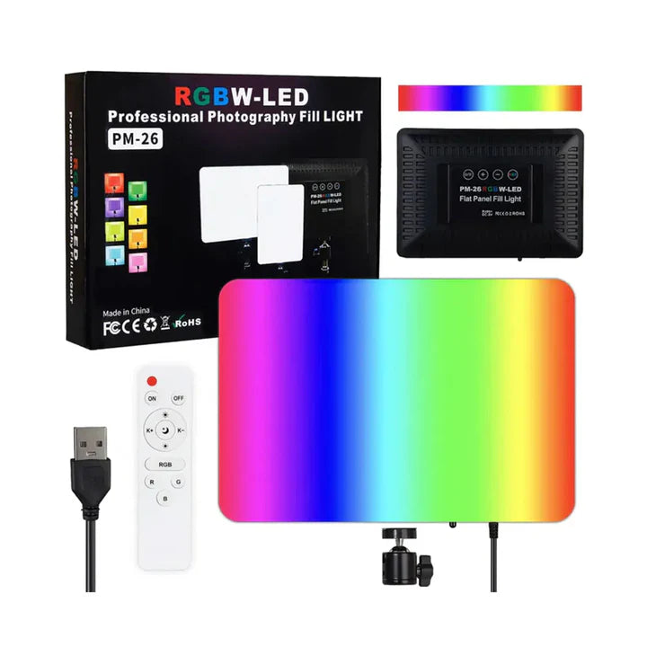 Panneau LED vidéo PL-26 pour photographie et éclairage studio