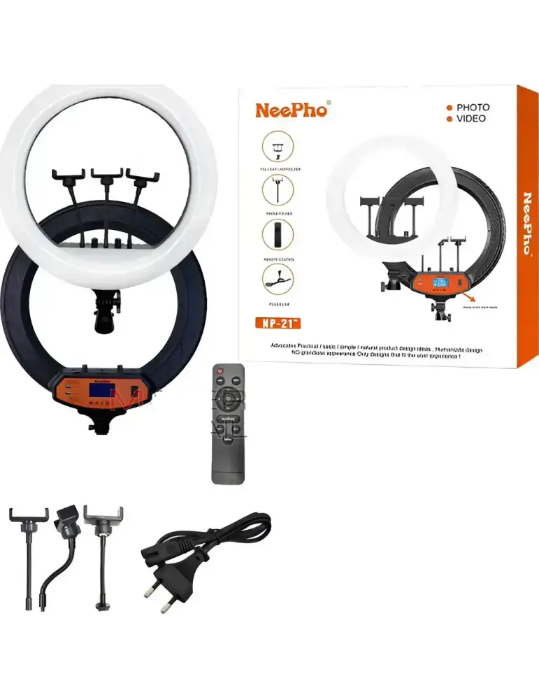 Ring Light LED " NeePho NP18 50W avec Trépied 2m