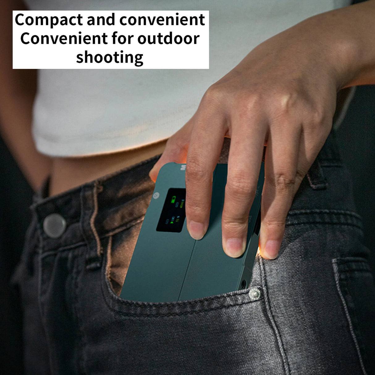 Lumière LED RGB D02 pour Caméra et Smartphone – 10W, Température 2500-9000K, 20 Effets Scènes