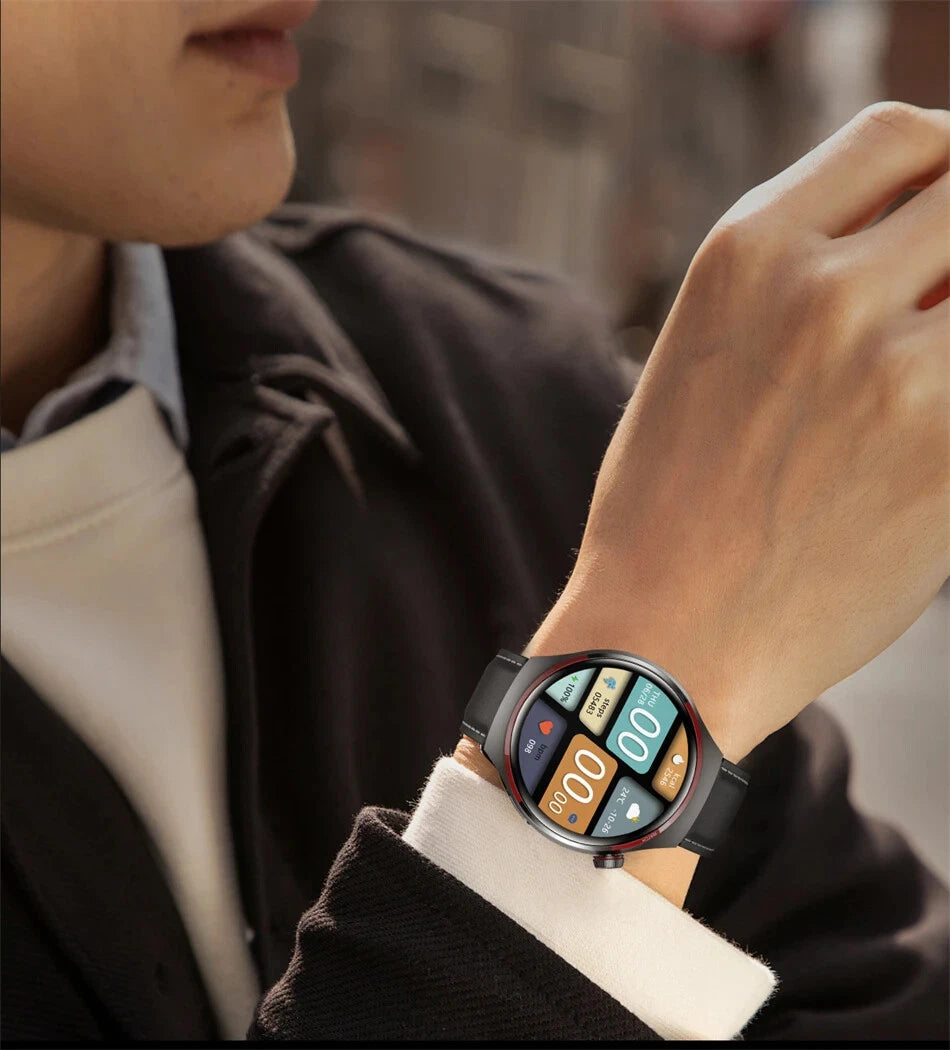 Smart Watch GT4 Pro – GPS, NFC, Appels Bluetooth, Écran HD