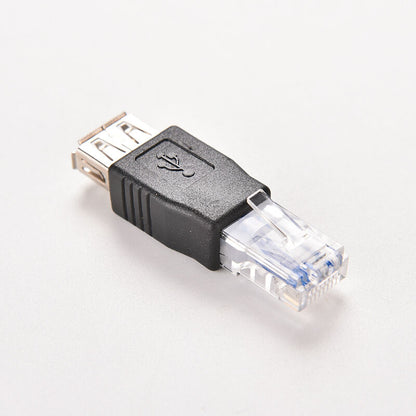 Adaptateur RJ45 mâle vers USB A femelle pour réseau Ethernet