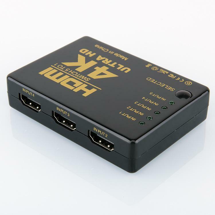 تحويل HDMI 5/1 تعزيز إشارة 4K حماية التلفاز