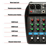 Console de Mixage 4 Canaux Bluetooth USB 48V Teyun A4