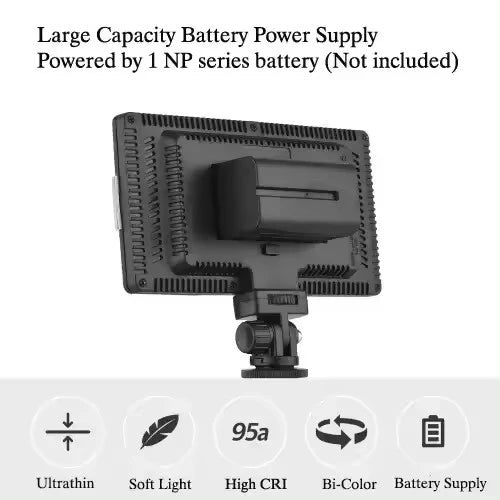 Panneau LED 416 Bi-Color avec Batterie pour Photo & Vidéo