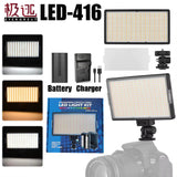 Panneau LED 416 Bi-Color avec Batterie pour Photo & Vidéo