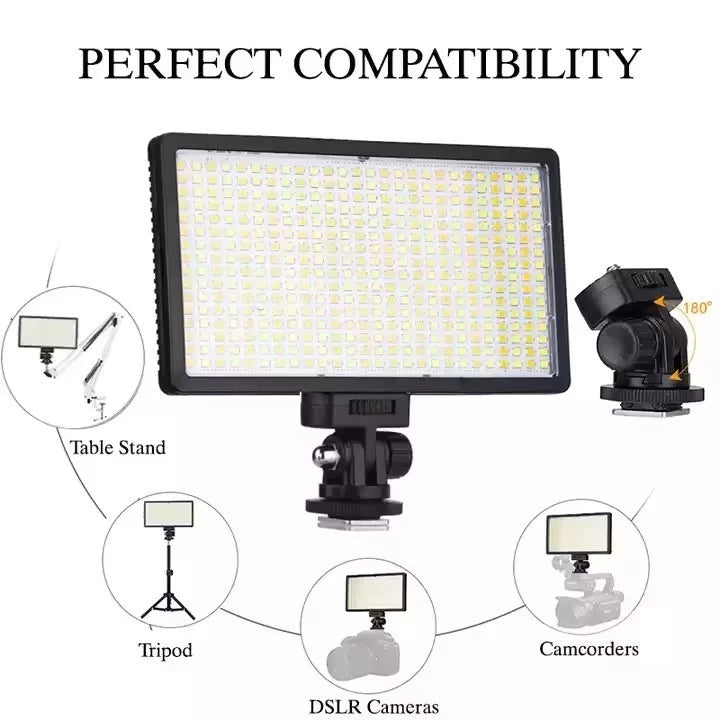 Panneau LED 416 Bi-Color avec Batterie pour Photo & Vidéo