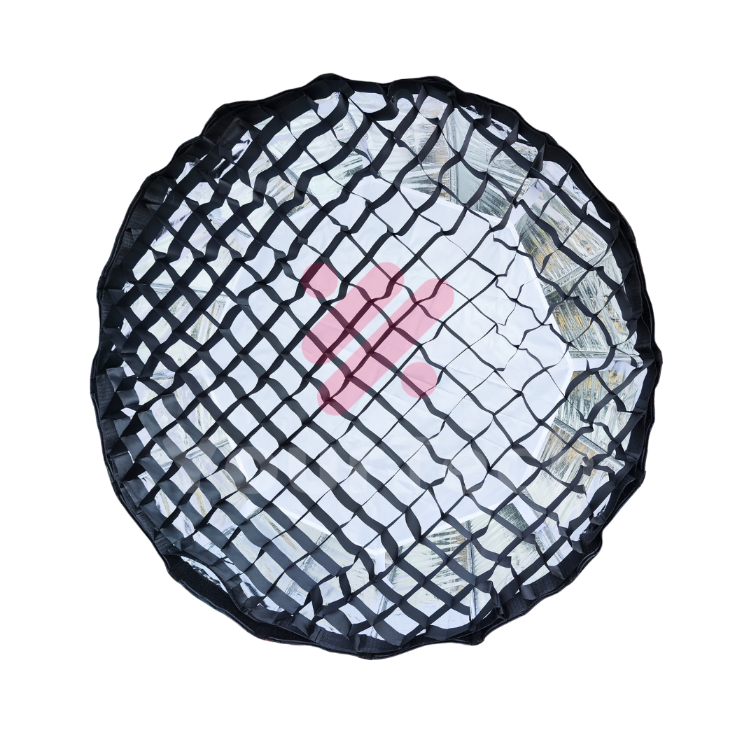 Kit Lumière Vidéo LED 500W avec Softbox Parabolique 90 cm + Trépied 2.6 m