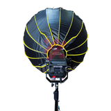 Kit Lumière Vidéo LED 500W avec Softbox Parabolique 90 cm + Trépied 2.6 m